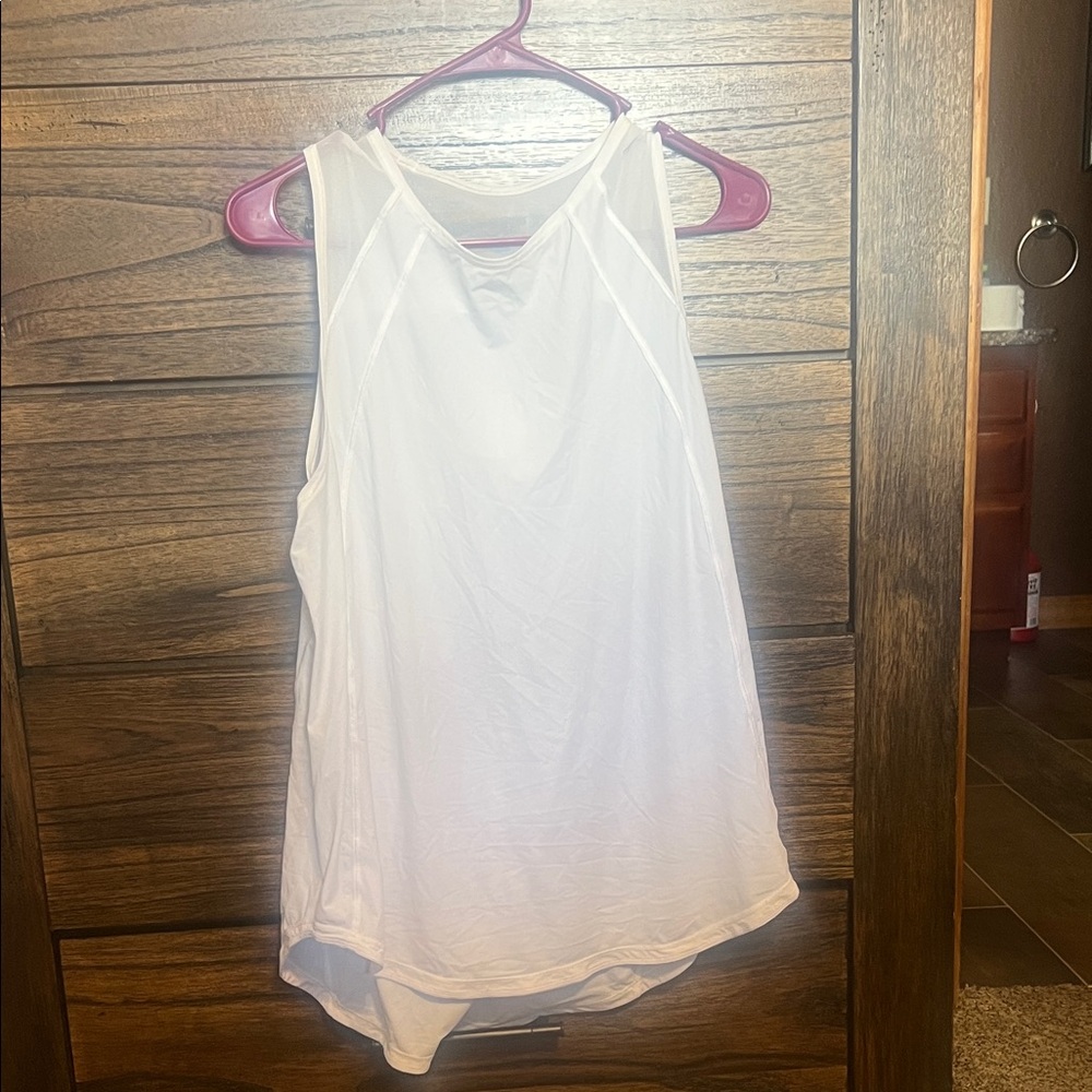 Lululemon Athletica Classic White Tank Top